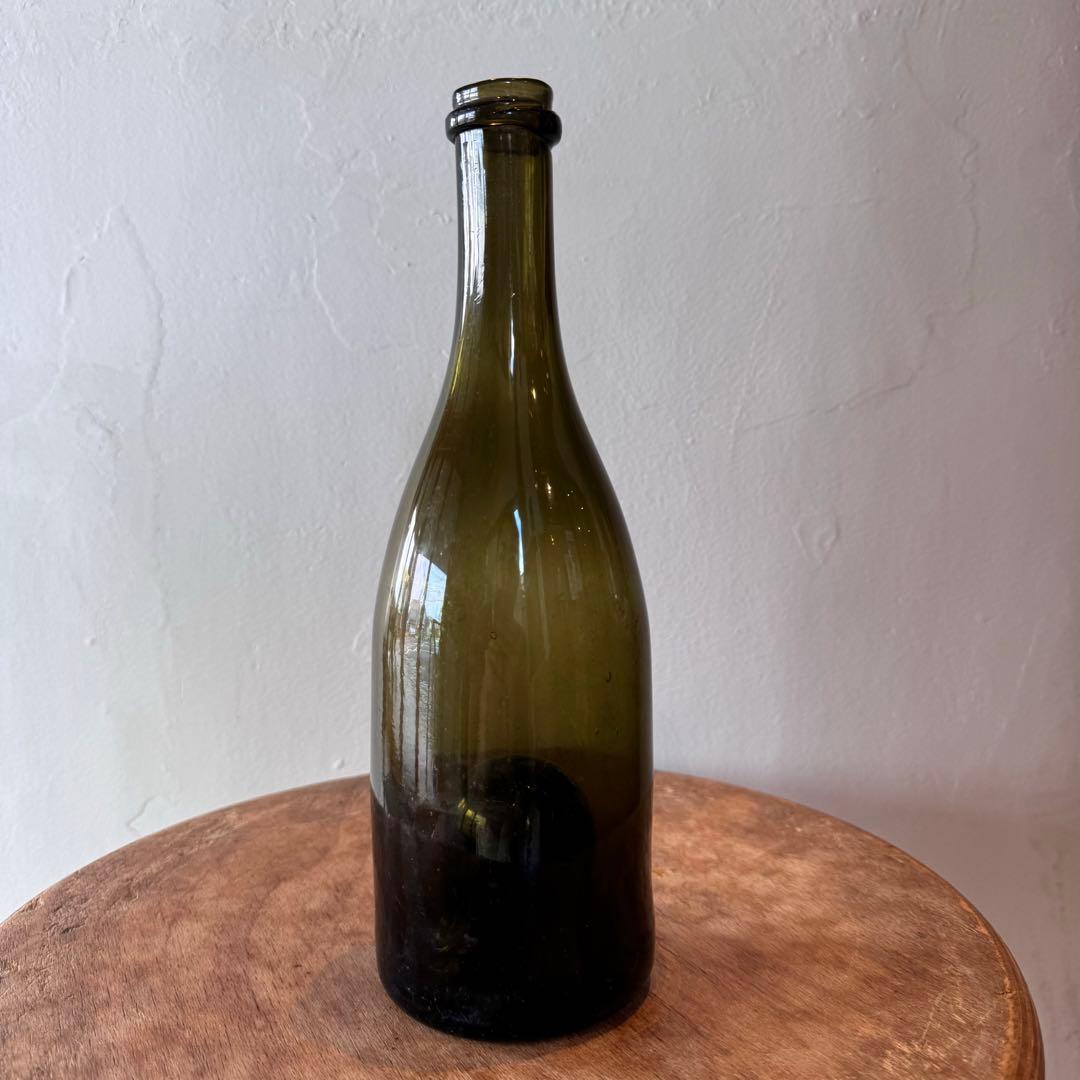 江戸時代 オランダ ワインボトル アンティーク 民芸 古道具 骨董 古美術