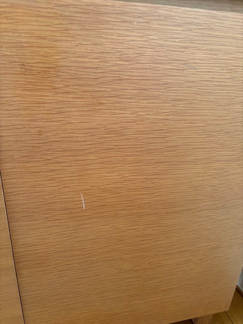 無印良品　木製キャビネット　オーク材突板