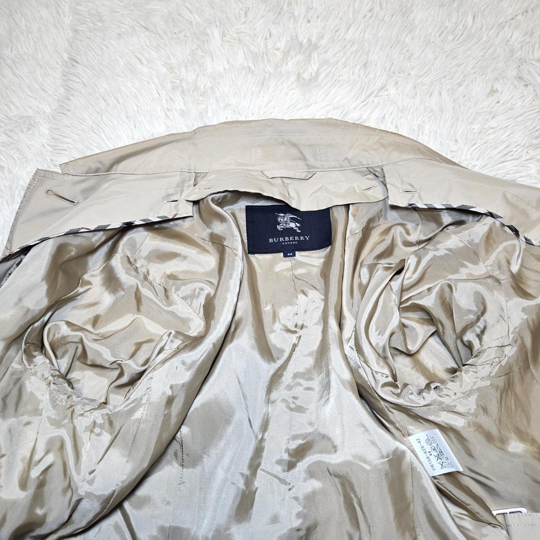 2XL ベージュ バーバリー ロンドン トレンチコート ノバチェック