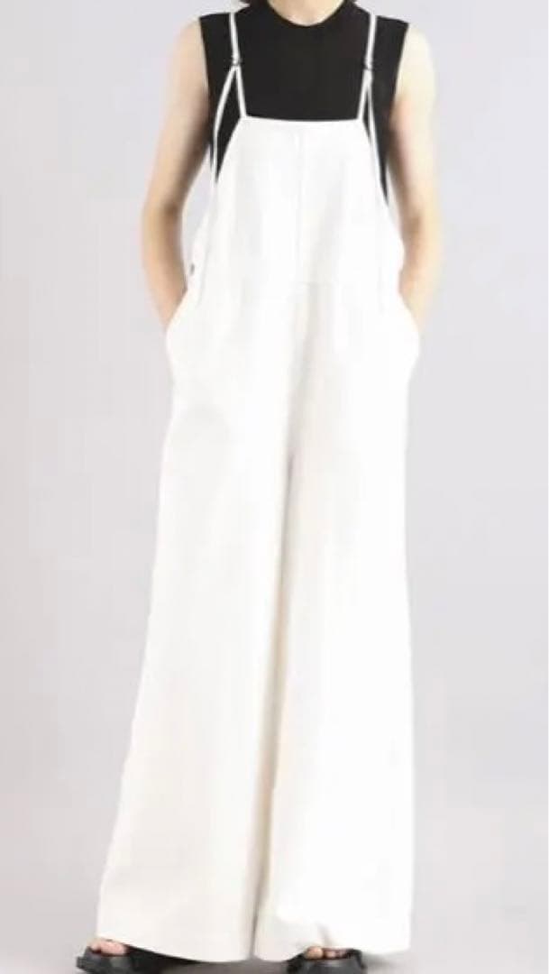 SACRA ホワイトサロペット・オーバーオール