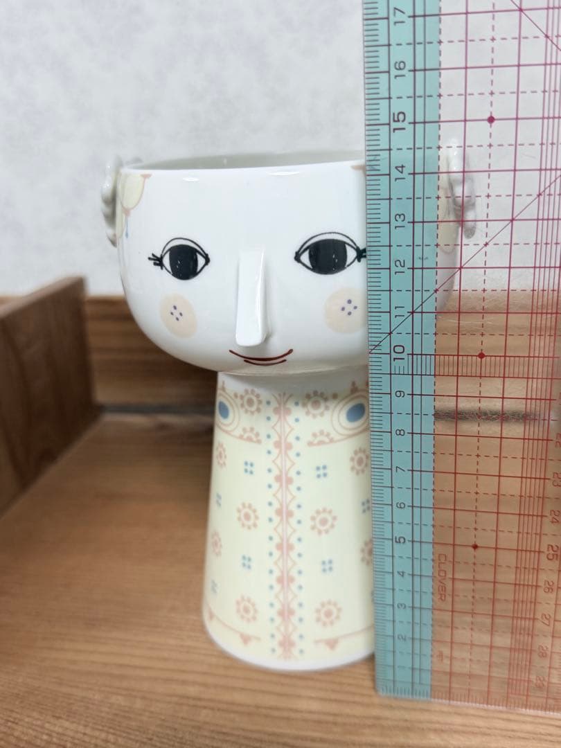 ビヨン・ヴィンブラッド　花瓶　約14.2cm 箱付き