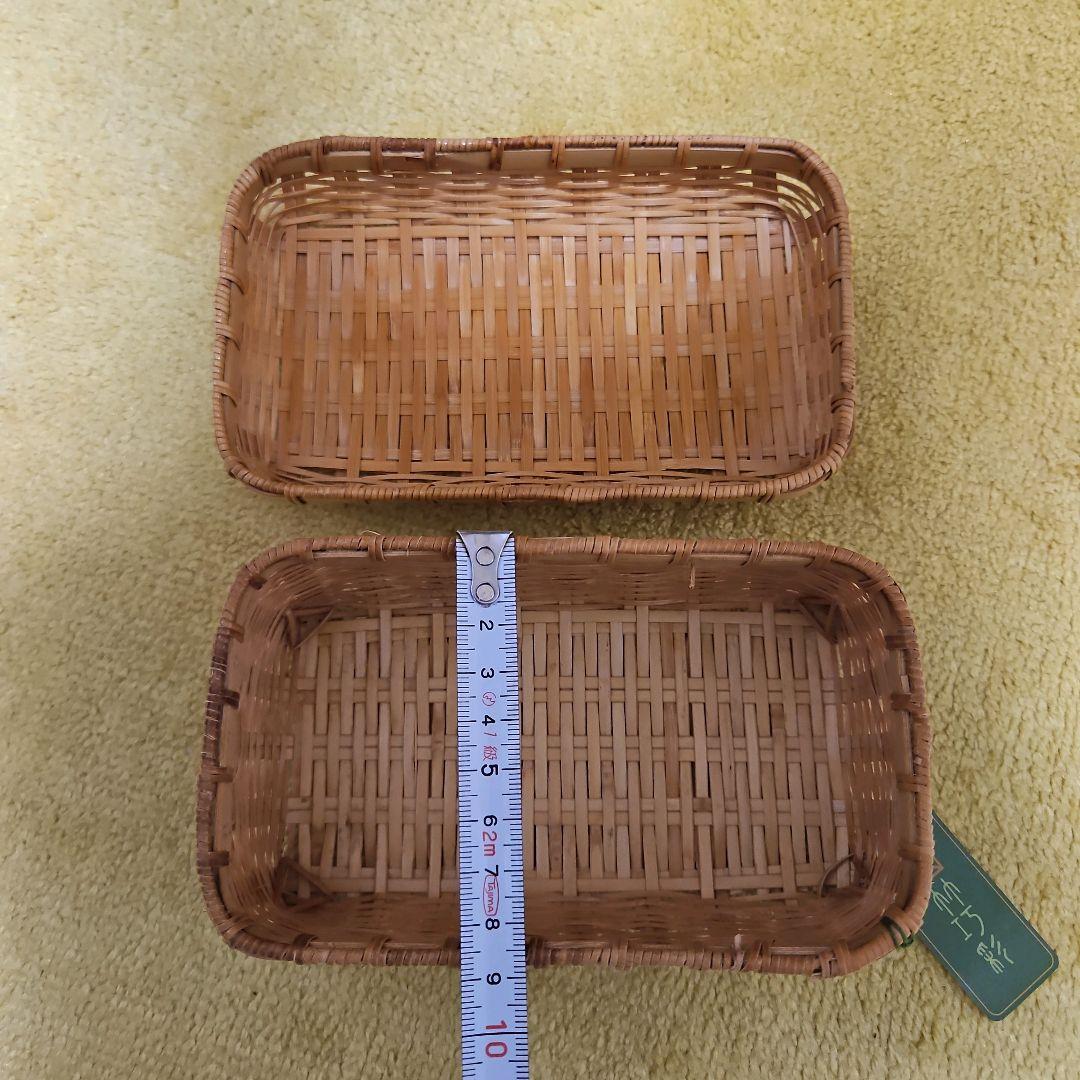 【新品】竹巧彩　竹　真竹　お弁当箱　おむすび箱　長方形　小物入れ