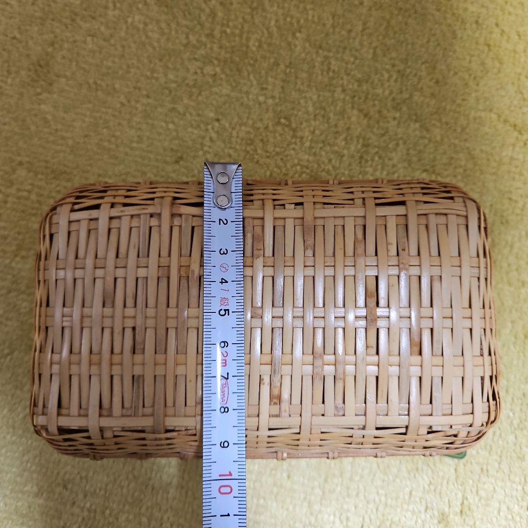 【新品】竹巧彩　竹　真竹　お弁当箱　おむすび箱　長方形　小物入れ