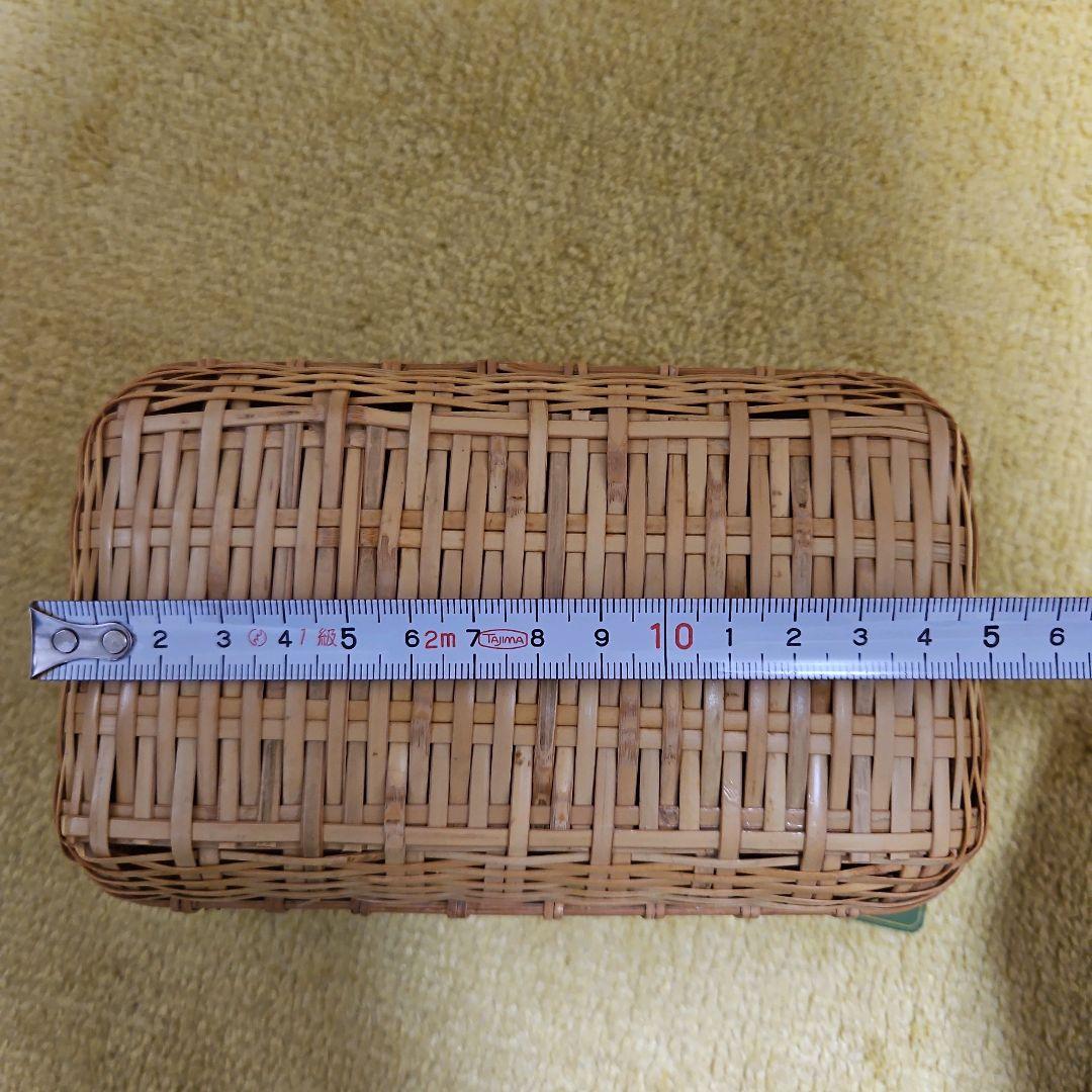 【新品】竹巧彩　竹　真竹　お弁当箱　おむすび箱　長方形　小物入れ