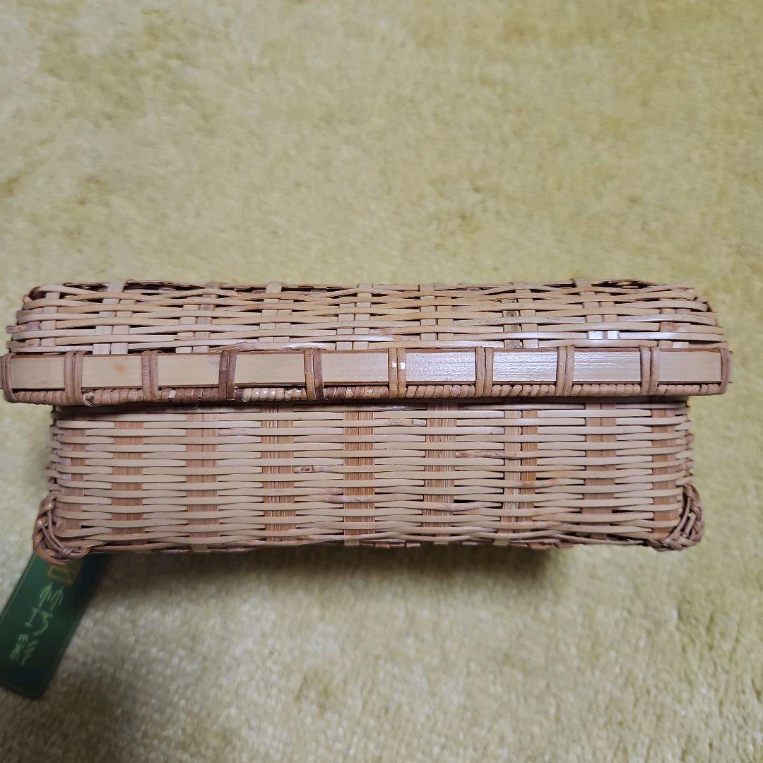 【新品】竹巧彩　竹　真竹　お弁当箱　おむすび箱　長方形　小物入れ