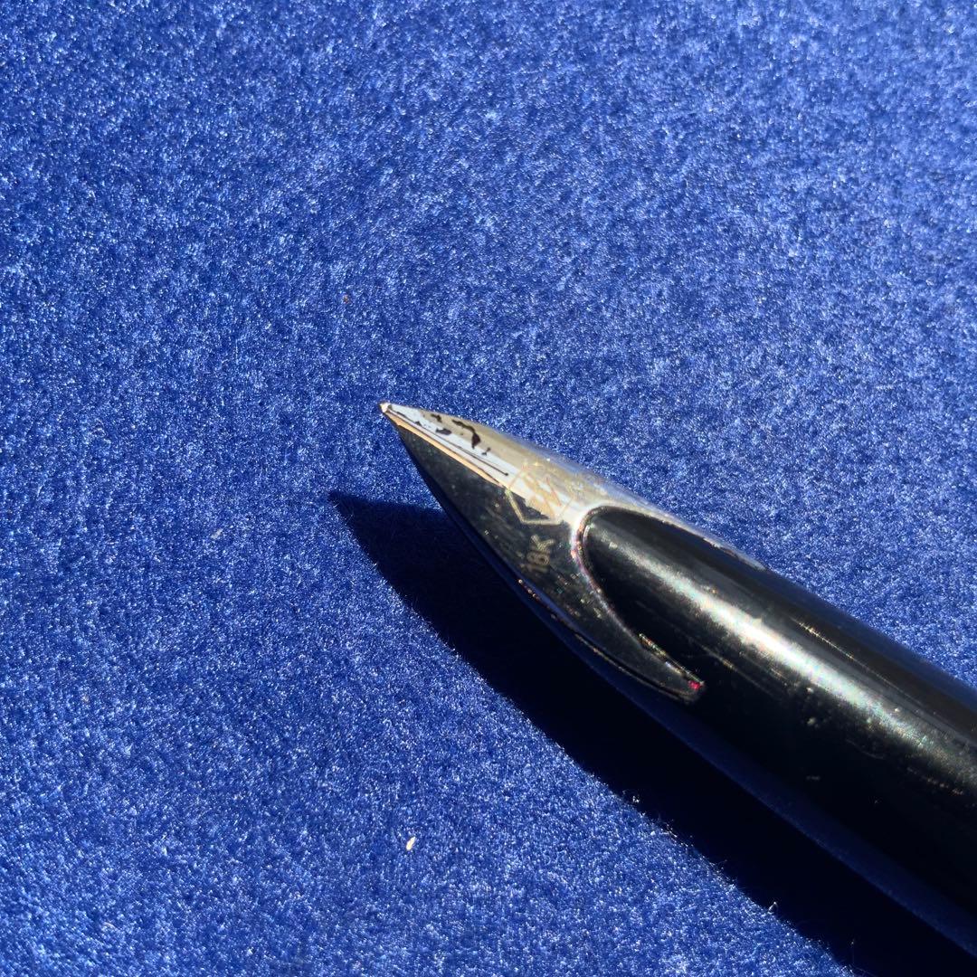 万年筆　ウォーターマンカレン　シルバートリム　18金ロジウムメッキ　EF