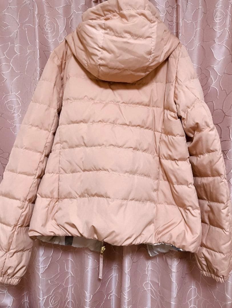 バーバリー ブルレーベル　リバーシブル ダウンジャケット・レディース38【M】