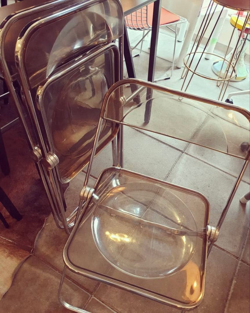 二脚オリジナル CASTELLI PLIA Giancarlo Piretti