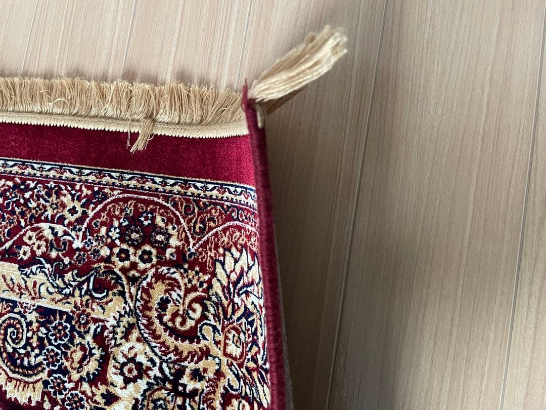 ペルシャ風バーガンディラグ　220×150cm