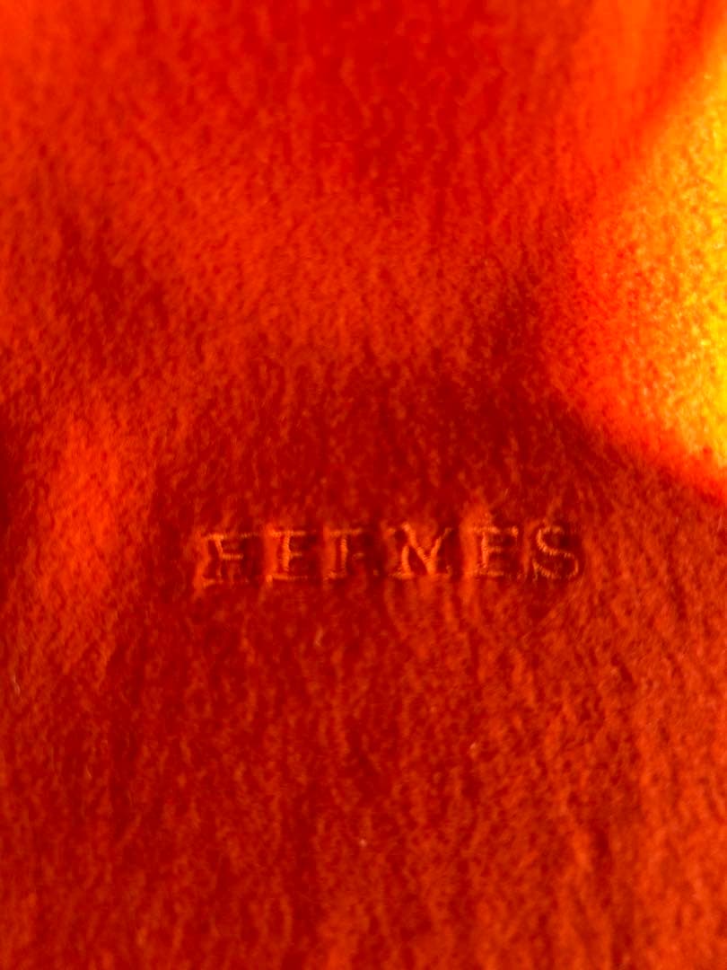 HERMES エルメス　幅70cm カシミヤマフラー　ストール　ヴィンテージ