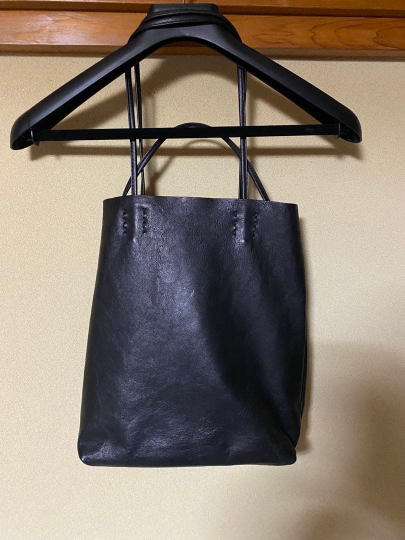 SLOW 黒 2wayレザートートバッグ