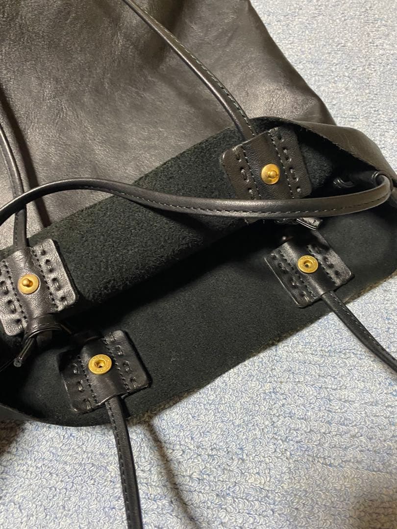 SLOW 黒 2wayレザートートバッグ