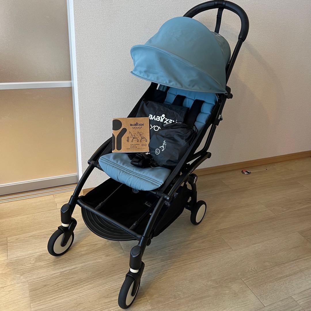 【美品】BABYZEN YOYO2 6+ ベビーカー アクアブルー