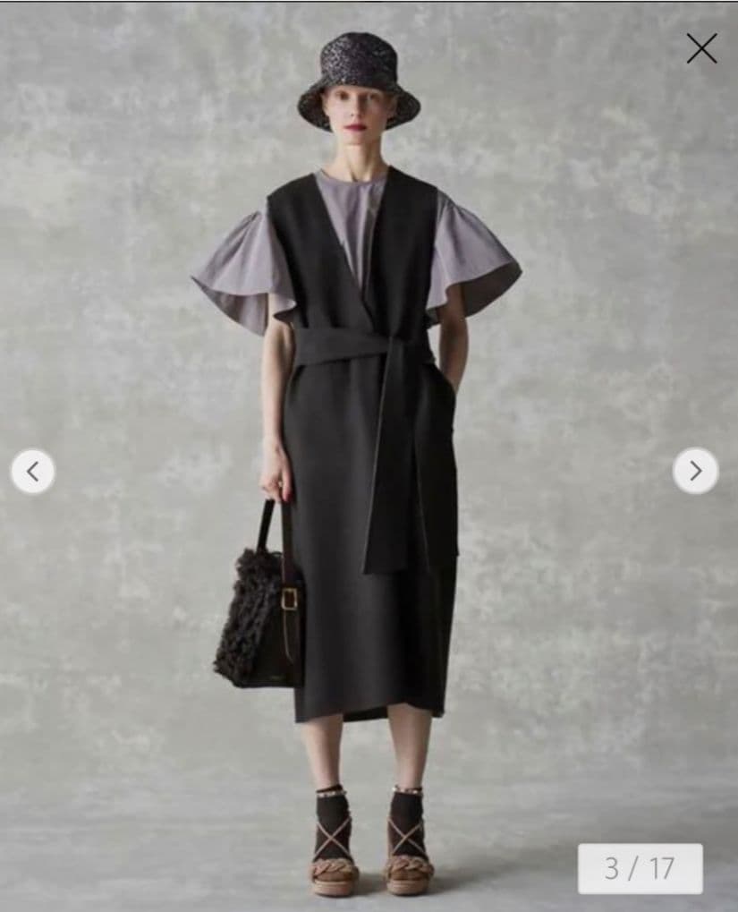 パンダさま専用　Drawer ブラウス　ネイビー　36