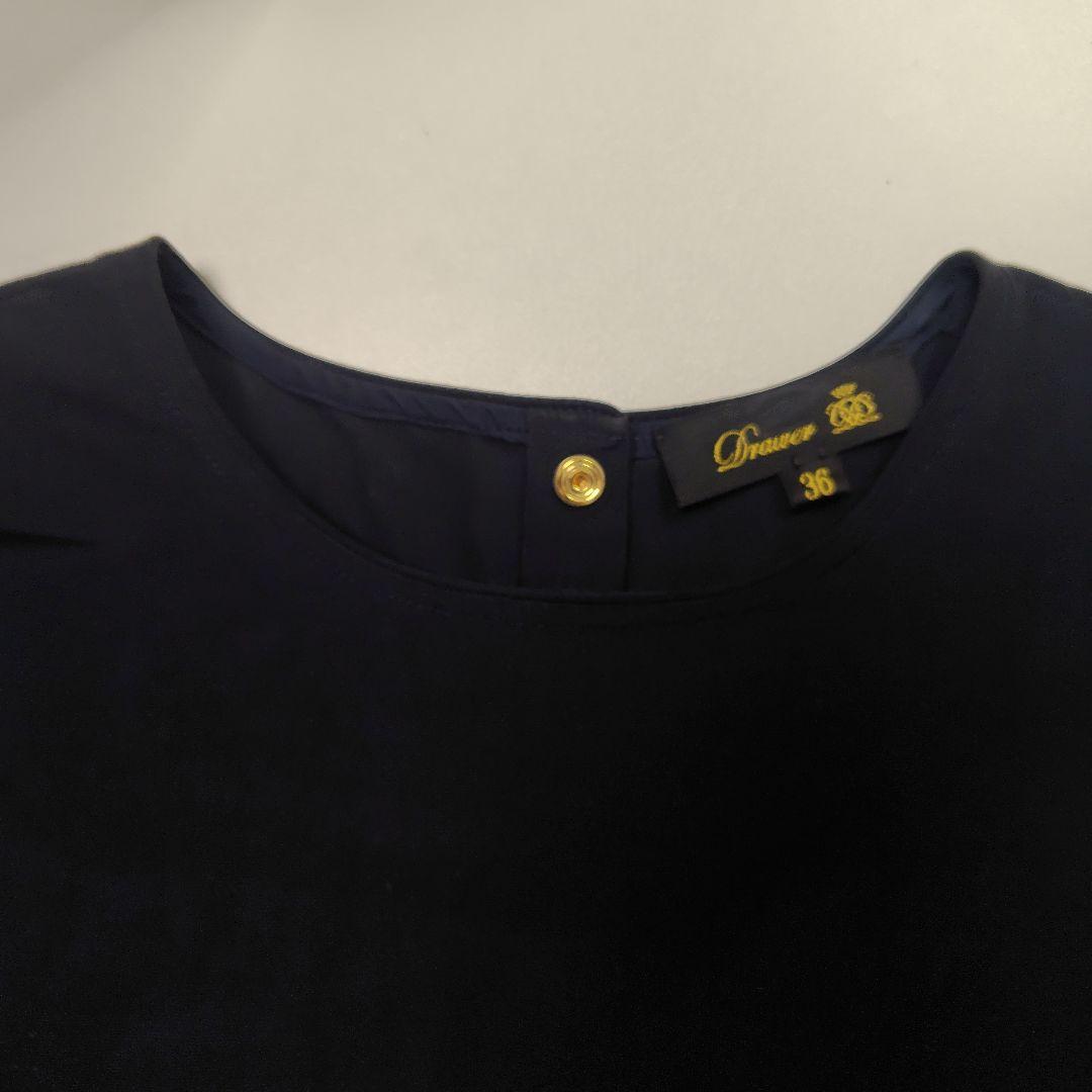 パンダさま専用　Drawer ブラウス　ネイビー　36