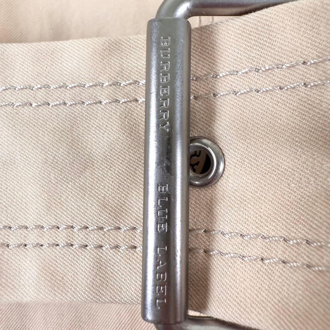 バーバリーブルーレーベル トレンチコート ロング丈 ライナー付 ノバチェック L