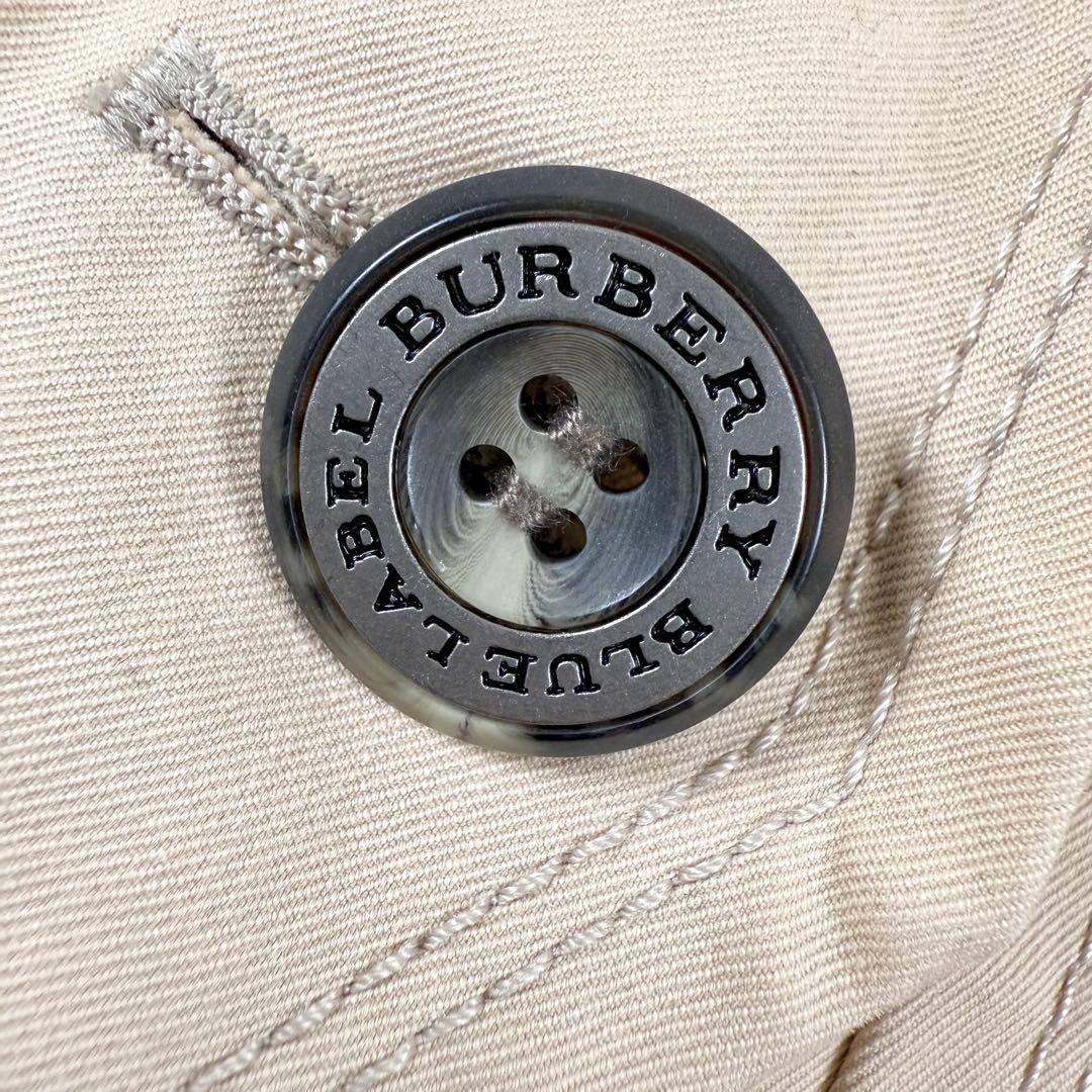 バーバリーブルーレーベル トレンチコート ロング丈 ライナー付 ノバチェック L