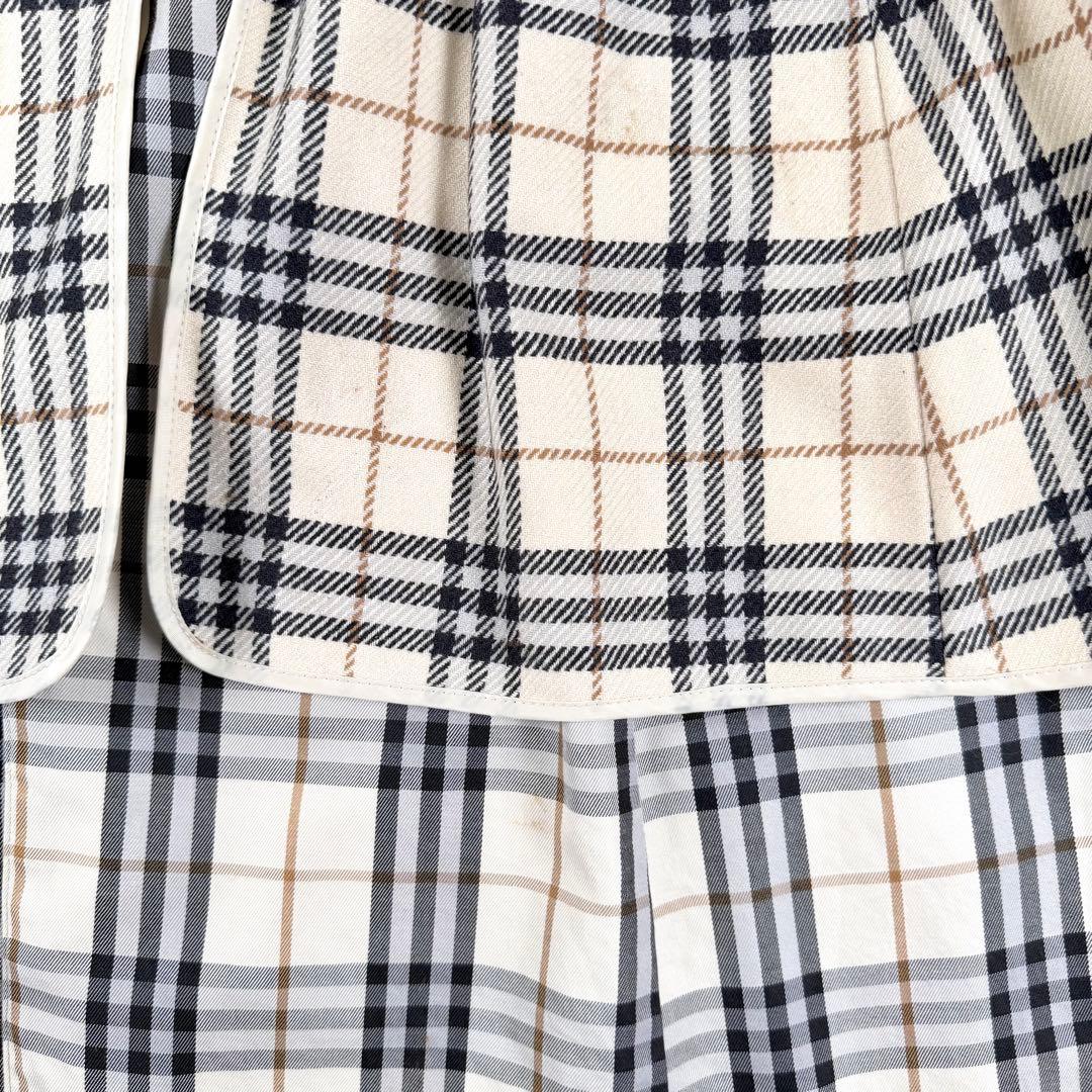 バーバリーブルーレーベル トレンチコート ロング丈 ライナー付 ノバチェック L