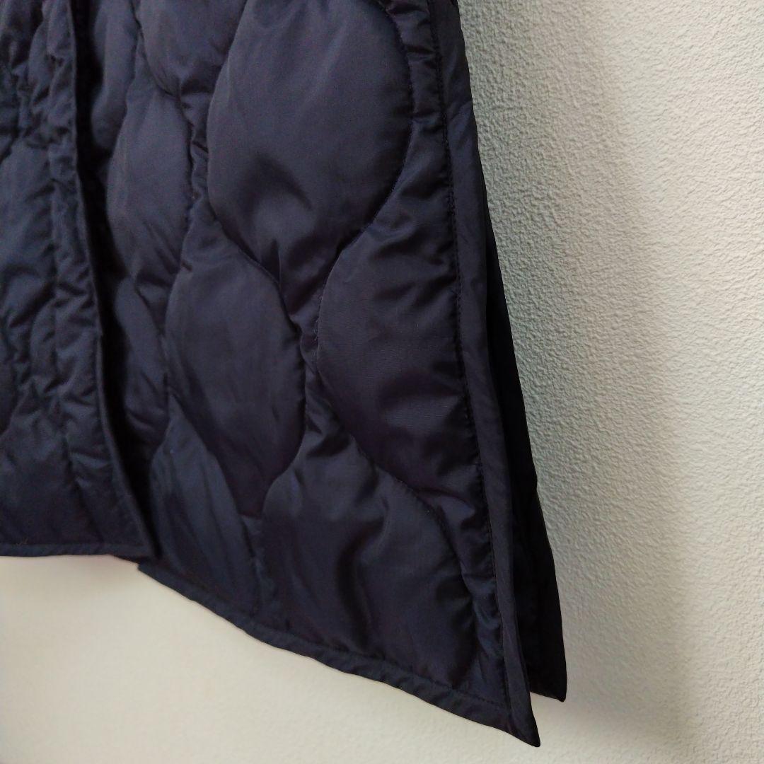 【専用】ヘリンドットサイ キルティング ロング ベスト 紺