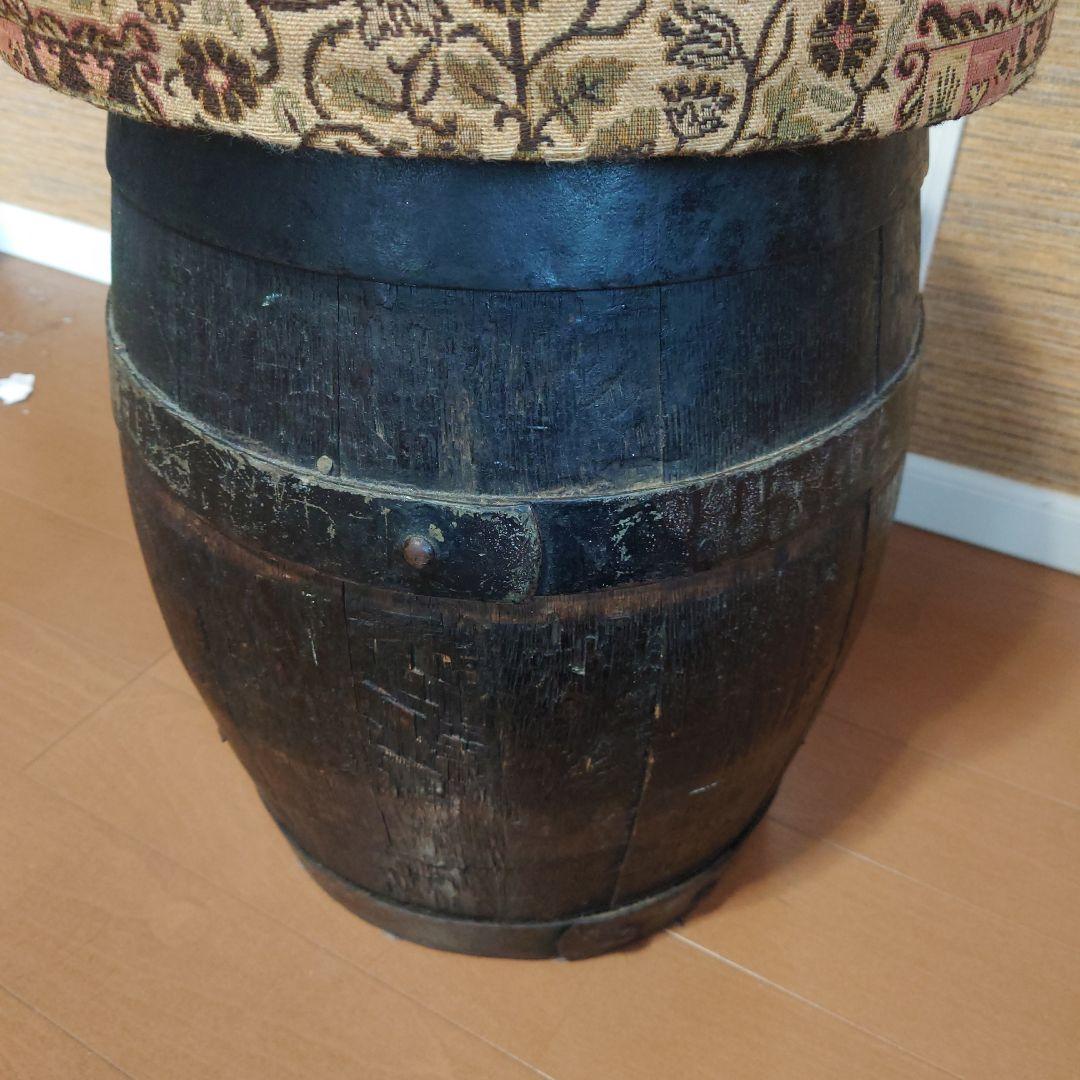 アンティーク　イギリス製　スツール　椅子　樽