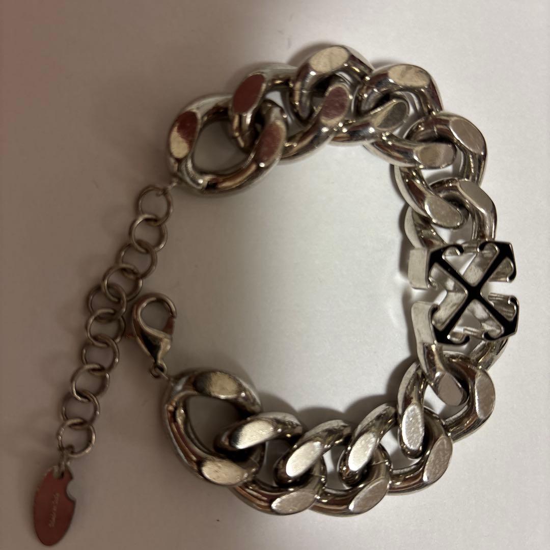 P*m様 OFF-WHITE シルバーチェーンブレスレット