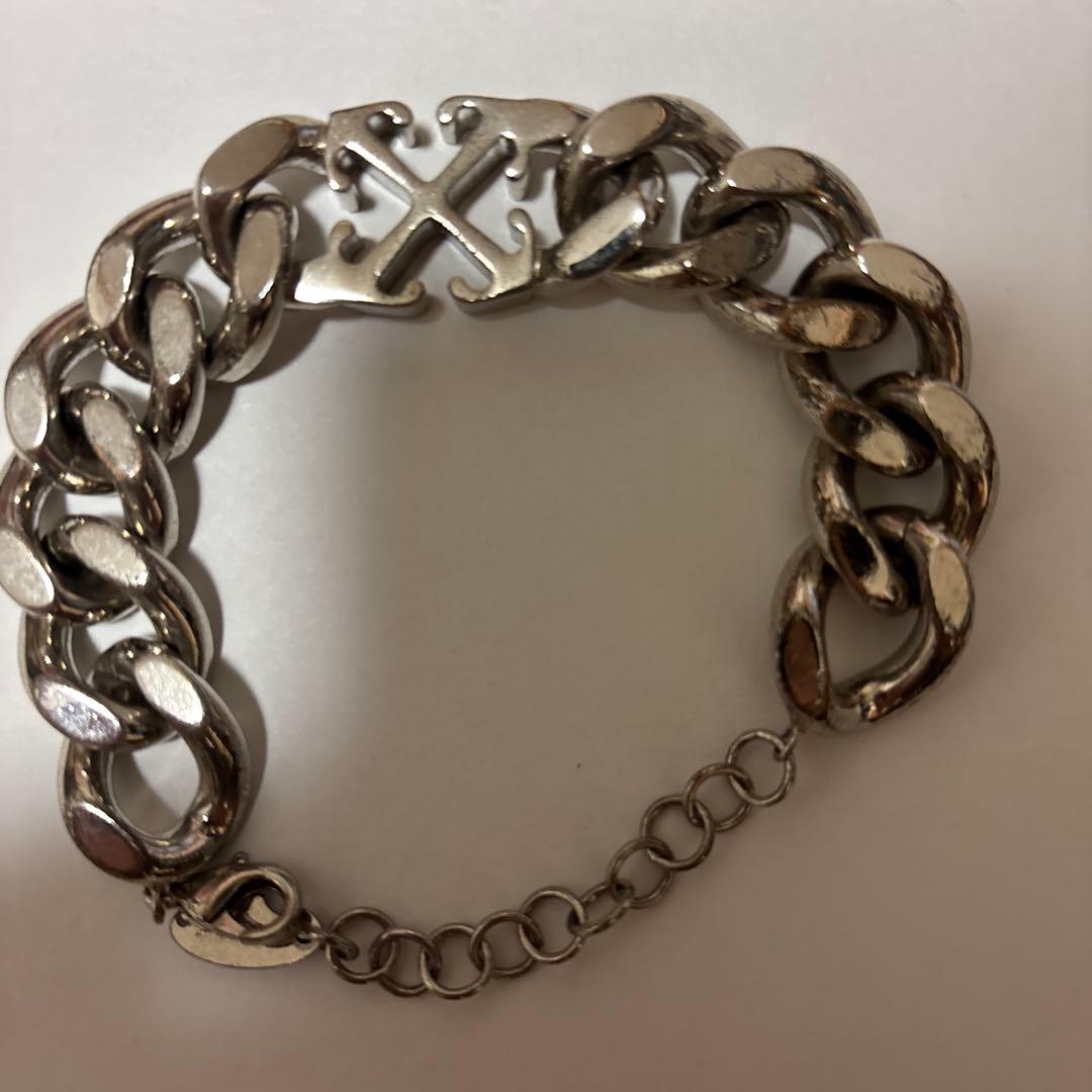 P*m様 OFF-WHITE シルバーチェーンブレスレット