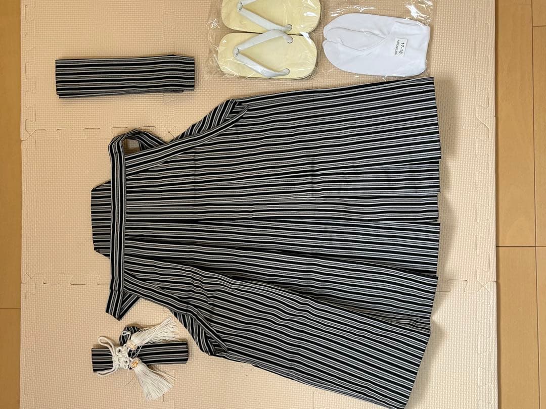 七五三　5歳　羽織2種　U-SUKeKIDSブランド フルセット　雪駄2個