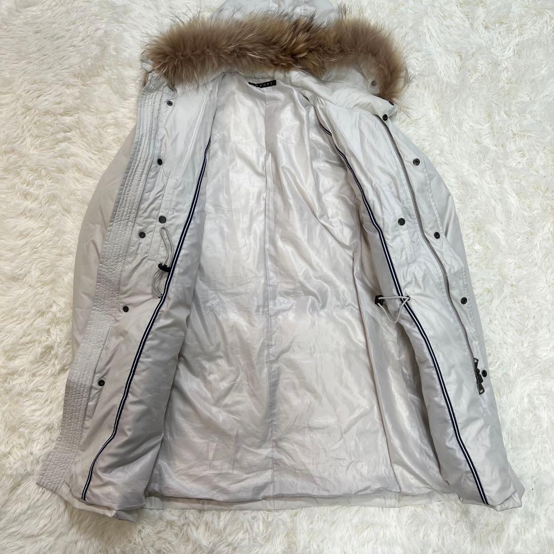 セオリー theory ダウンコート ダウンジャケット ファー M