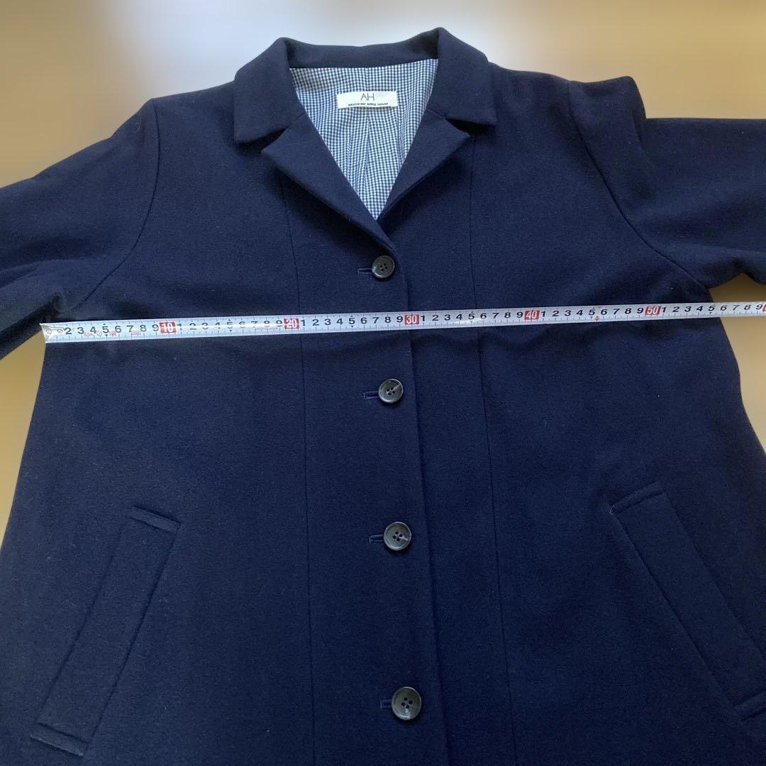 アップルハウス　ウール90% テーラード　Ａラインロングコート