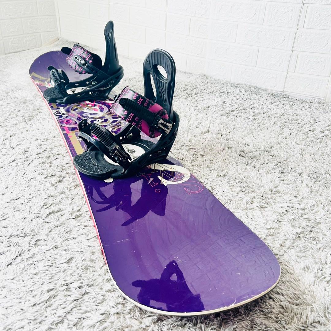 【初心者おすすめ 】スウィベル　レディース　スノーボード　セット　143cm