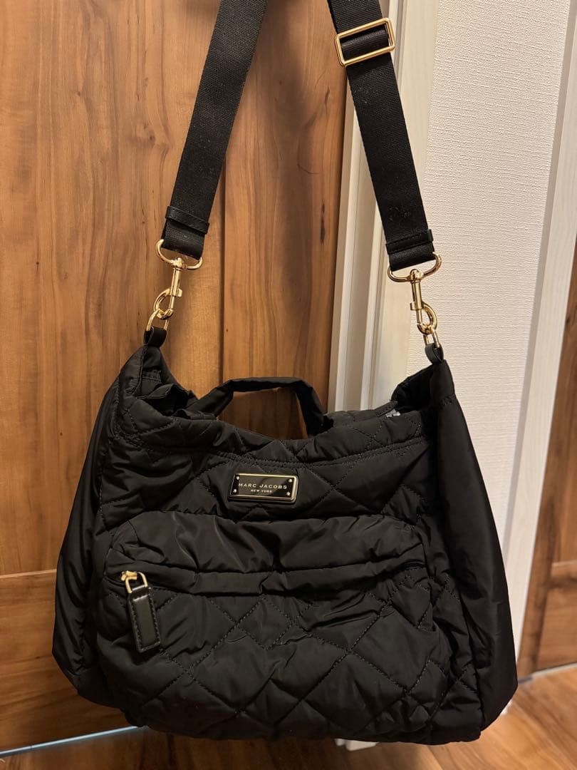 MARC JACOBS ブラック 2WAYマザーズバッグ
