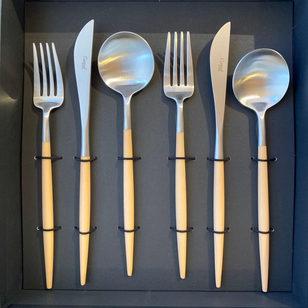 【新品未使用】Cutipol クチポールカトラリー6本セット　箱付き