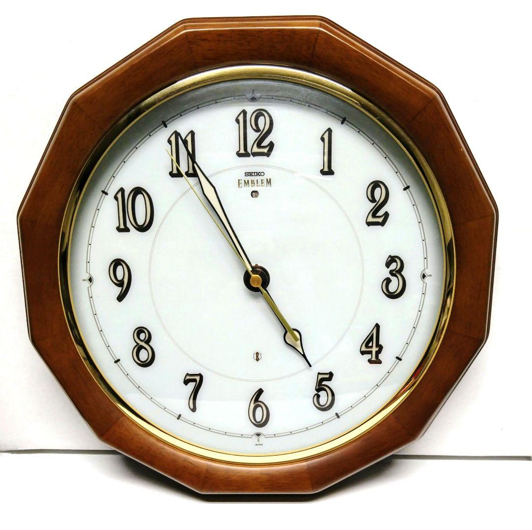 セイコー ／SEIKO 壁掛け時計　EMBLEM　エンブレム　定価3万