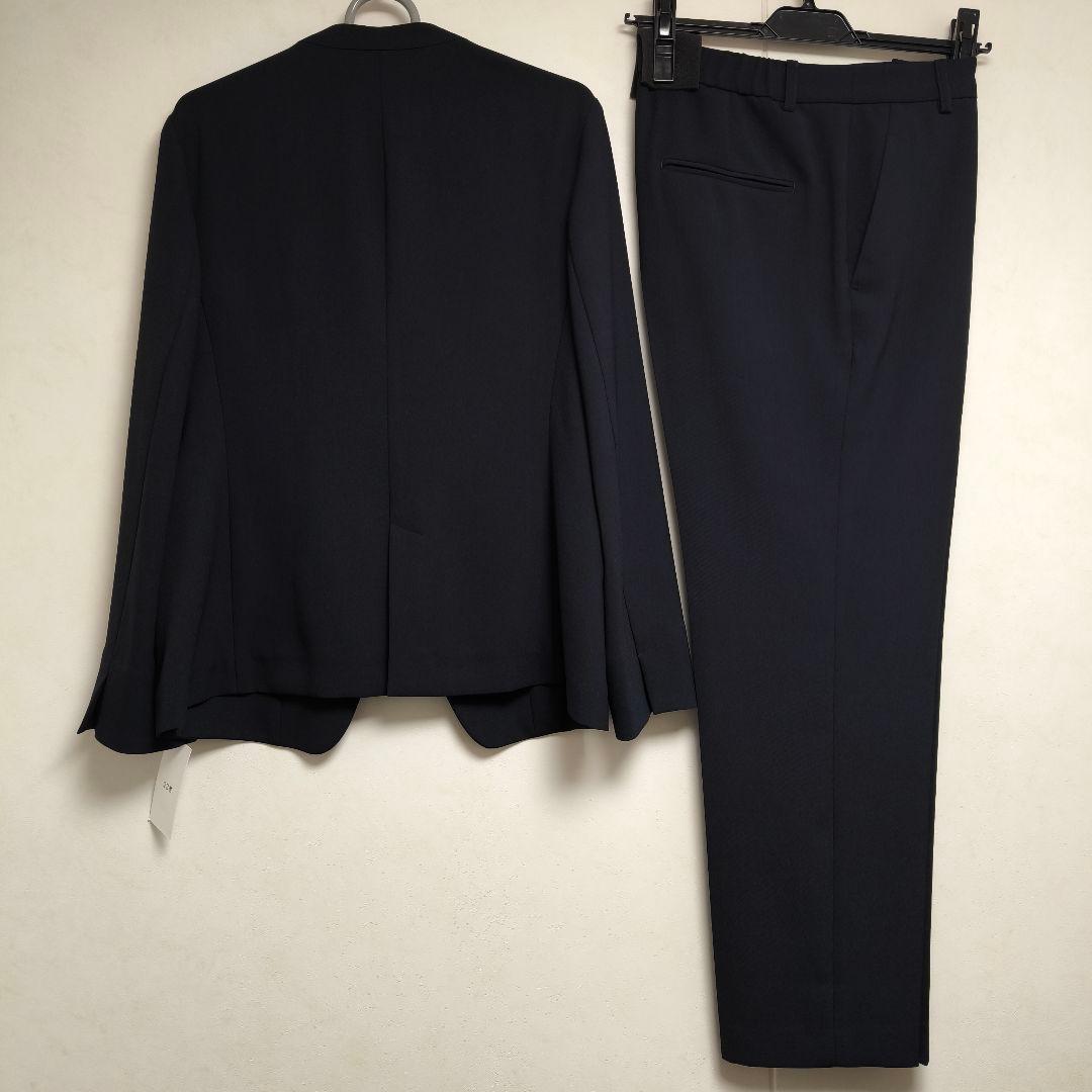 新品 23区 L ダークネイビーパンツスーツセット