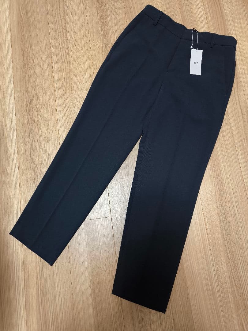 新品 23区 L ダークネイビーパンツスーツセット
