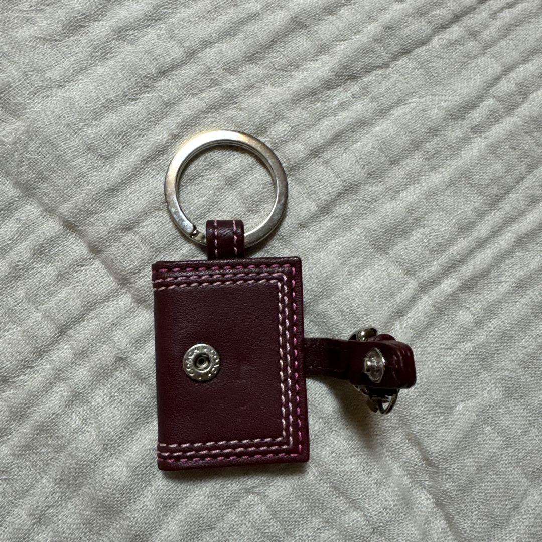 レアカラー　COACH キーリング　ボルドー　フォトブック　Y2K