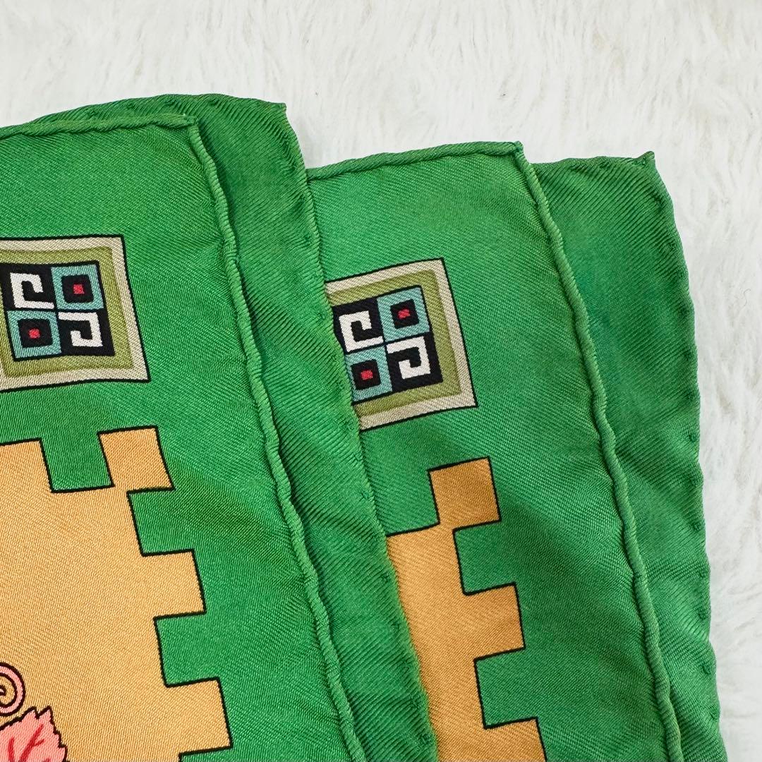 希少✨HERMES エルメス カレ90 大判 スカーフ 神々の音楽 シルク 絹