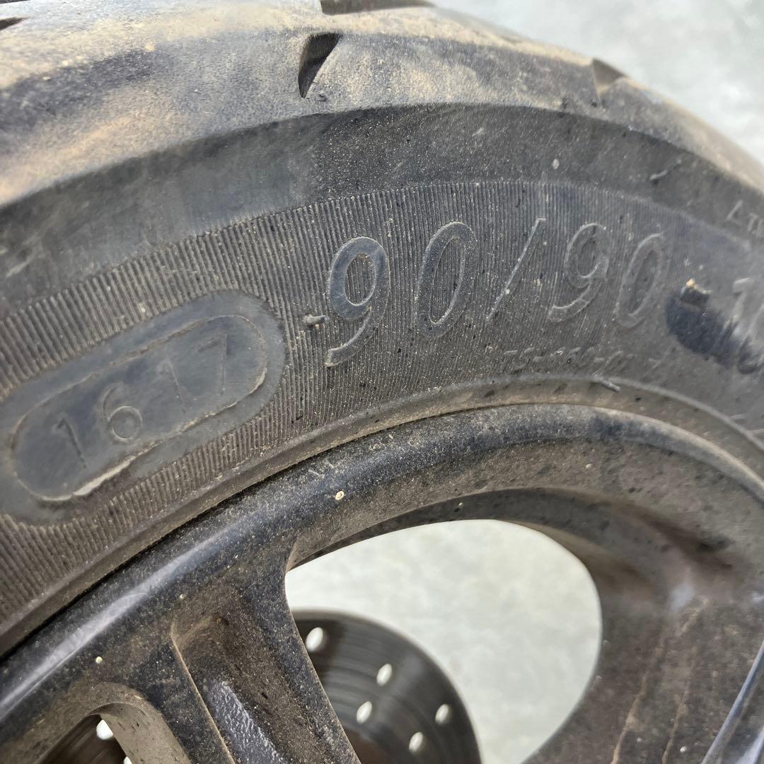 ヤマハsa56j純正タイヤホイールフロントフォーク付きsa39jsa58j