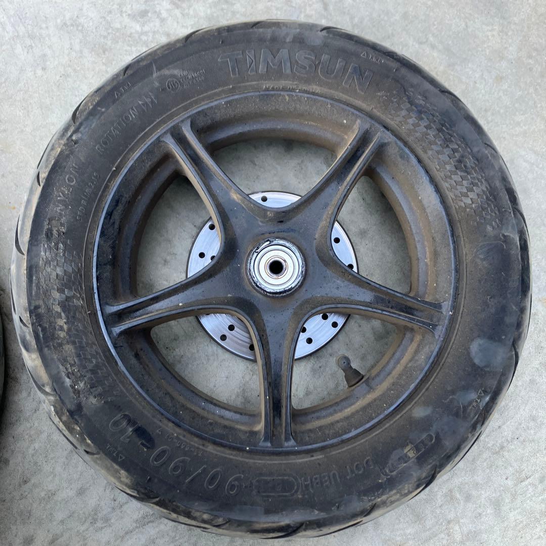 ヤマハsa56j純正タイヤホイールフロントフォーク付きsa39jsa58j