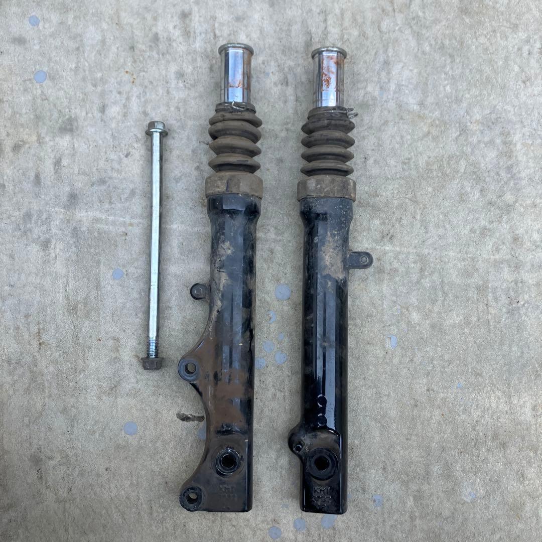 ヤマハsa56j純正タイヤホイールフロントフォーク付きsa39jsa58j