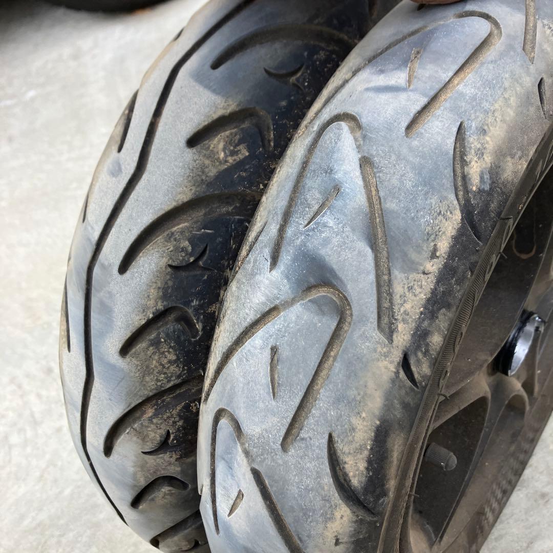 ヤマハsa56j純正タイヤホイールフロントフォーク付きsa39jsa58j