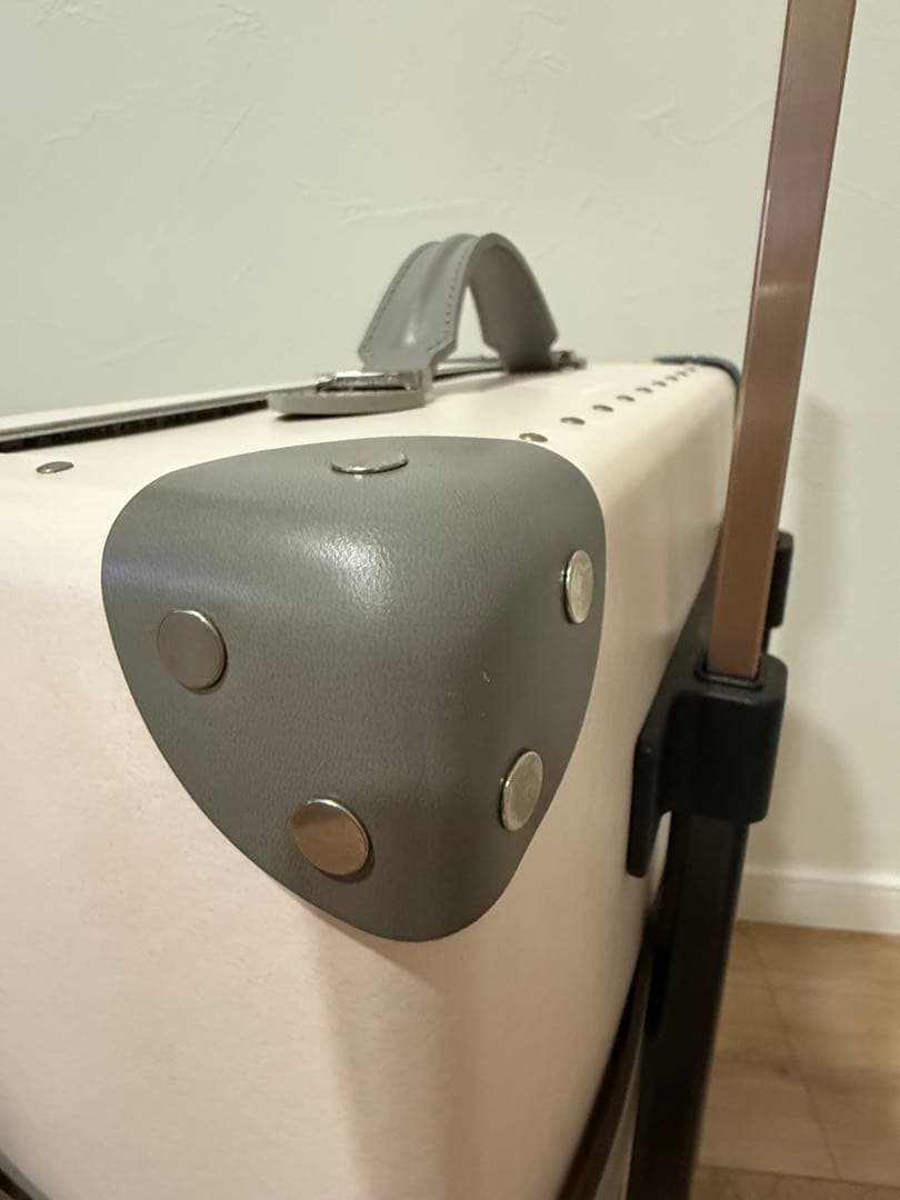 お値下げ中　限定　グローブトロッターサファリ　薄ピンク✖️グレーキャリーケース2輪