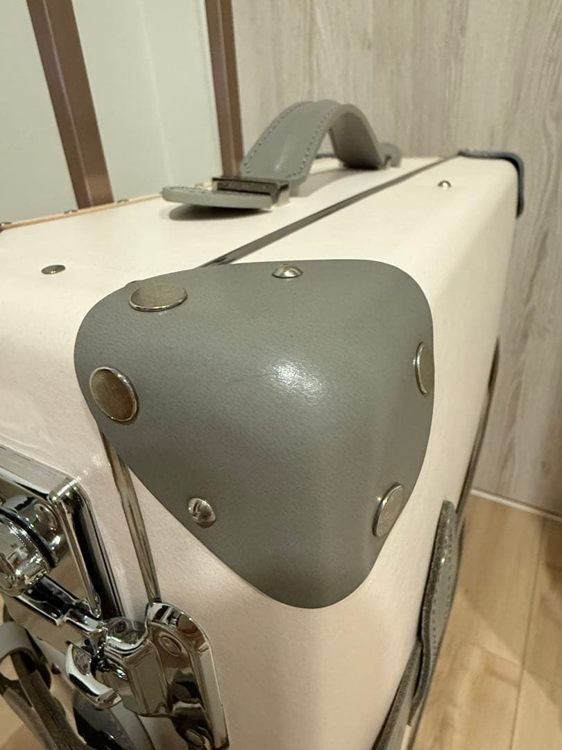 お値下げ中　限定　グローブトロッターサファリ　薄ピンク✖️グレーキャリーケース2輪