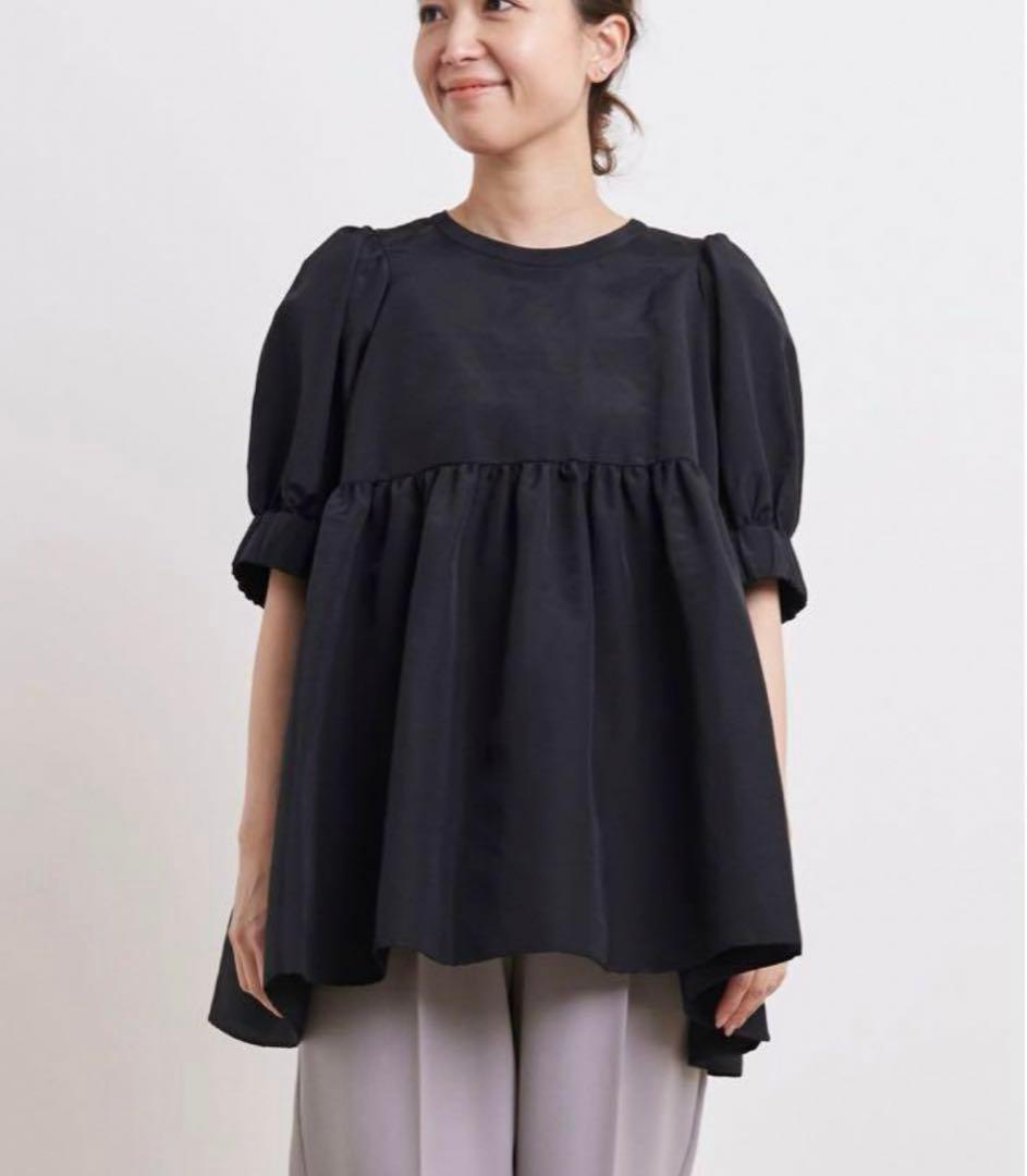 お値下げ中！yori ショートパフギャザーブラウス 38