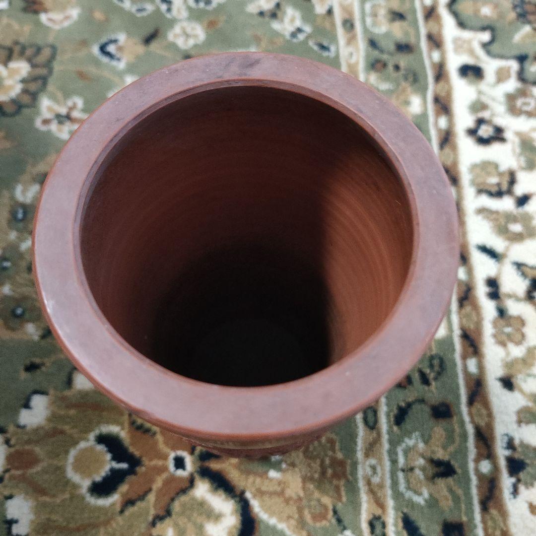 大日本常滑龍工組製 朱泥 雲龍紋 高さ21m