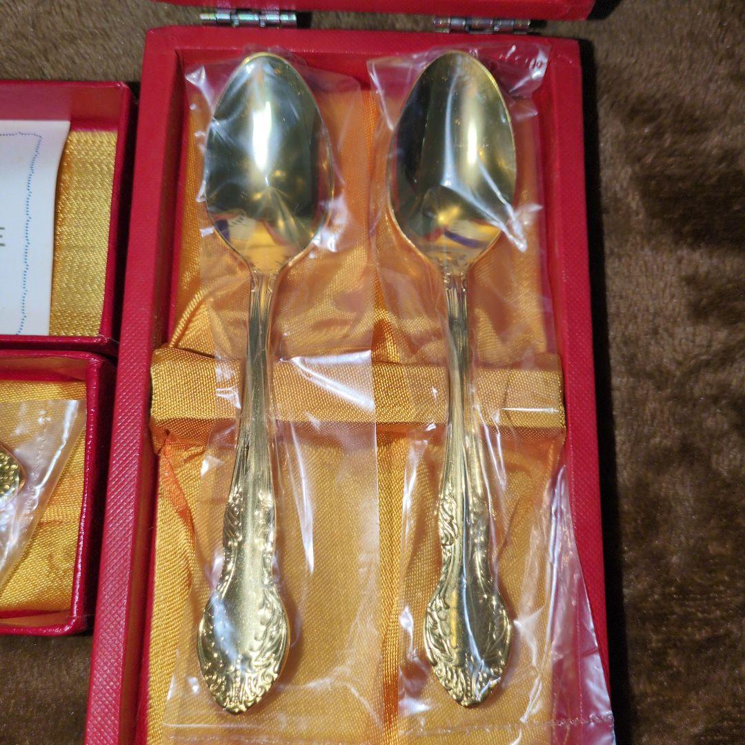 純金 スプーン3本セット
