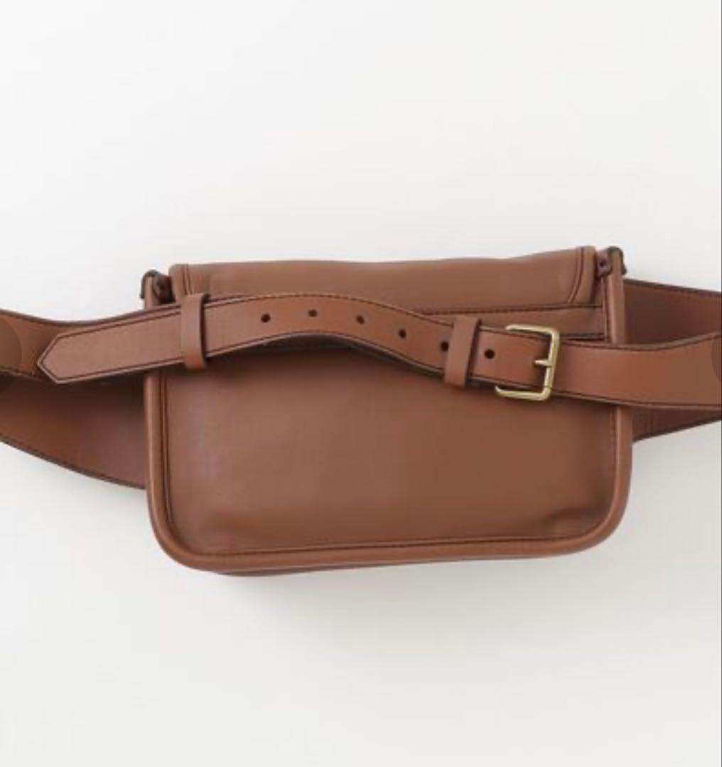 Coachレガシー ボディバッグ オールレザー ターンロック キャメル　オールド