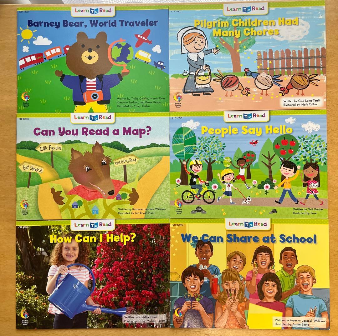 CTPLearn to Readレベル1-1 24冊絵本+CD+日本語解説書