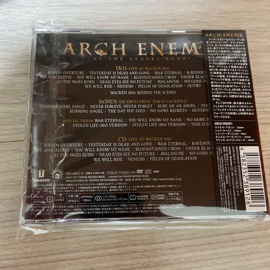 アーチ・エネミー Arch Enemy Live ライブ CD DVD