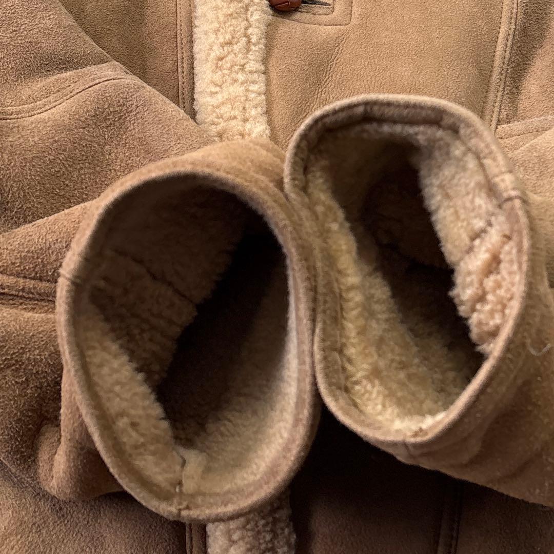希少【SHEARLING】USA くるみボタン　ムートン　ボアスエード　US M